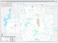 Bienville Parish (), La Carrier Route Wall Map