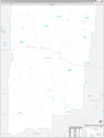 Blaine, Mt Carrier Route Wall Map