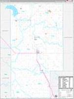 Blaine, Ok Carrier Route Wall Map