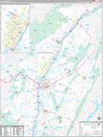 Blair, Pa Carrier Route Wall Map