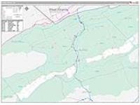 Bland, Va Carrier Route Wall Map