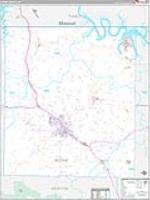 Boone, Ar Carrier Route Wall Map