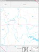 Borden, Tx Carrier Route Wall Map