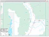 Boundary, Id Carrier Route Wall Map