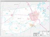 Boyle, Ky Carrier Route Wall Map