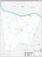 Bracken, Ky Carrier Route Wall Map