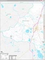Bradford, Fl Carrier Route Wall Map