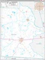 Brooks, Ga Carrier Route Wall Map
