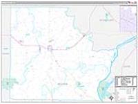 Brown, Il Carrier Route Wall Map