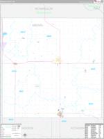 Brown, Ks Carrier Route Wall Map