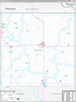 Brown, Ks Carrier Route Wall Map