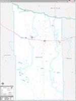 Brown, Ne Wall Map Zip Code