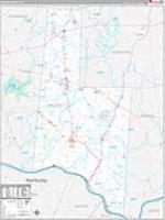 Brown, Oh Carrier Route Wall Map