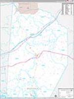 Brunswick, Va Carrier Route Wall Map