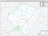 Buckingham, Va Carrier Route Wall Map