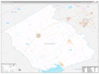Burleson County, TX Zip Code Wall Map Basic Style by MarketMAPS - MapSales
