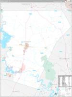 Burnet, Tx Carrier Route Wall Map