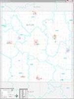 Butler, Ia Wall Map Zip Code