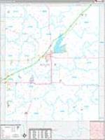 Butler, Ks Carrier Route Wall Map