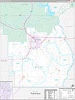 Butler, Mo Carrier Route Wall Map