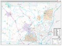 Butler, Oh Carrier Route Wall Map