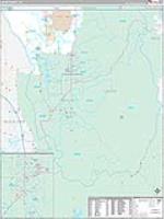 Cache, Ut Carrier Route Wall Map