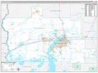 Calcasieu Parish (), La Carrier Route Wall Map