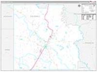 Caldwell Parish (), La Carrier Route Wall Map