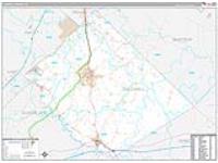Caldwell, Tx Carrier Route Wall Map