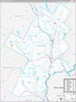 Caledonia, Vt Carrier Route Wall Map