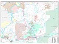 Calhoun, Al Carrier Route Wall Map