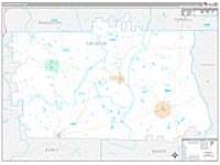 Calhoun, Ga Carrier Route Wall Map