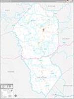 Calhoun, Wv Wall Map Zip Code