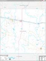 Callahan, Tx Carrier Route Wall Map