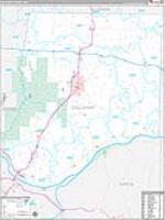 Callaway, Mo Carrier Route Wall Map