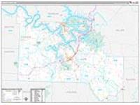 Camden, Mo Carrier Route Wall Map