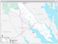 Camden, Nc Carrier Route Wall Map