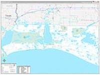Cameron Parish (), La Carrier Route Wall Map