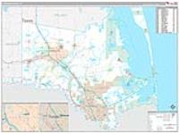 Cameron, Tx Carrier Route Wall Map