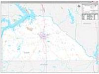 Camp, Tx Carrier Route Wall Map