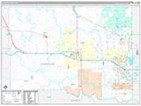 Canadian, Ok Carrier Route Wall Map