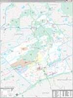 Carbon, Pa Carrier Route Wall Map