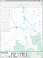 Carbon, Wy Carrier Route Wall Map