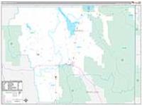 Caribou, Id Carrier Route Wall Map