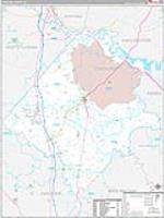 Caroline, Va Carrier Route Wall Map