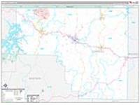 Carroll, Ar Carrier Route Wall Map