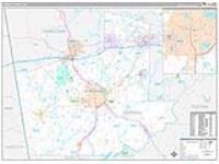 Carroll, Ga Carrier Route Wall Map