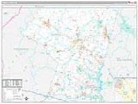 Carroll, Md Carrier Route Wall Map