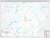 Carroll, Oh Carrier Route Wall Map