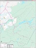 Carter, Tn Carrier Route Wall Map